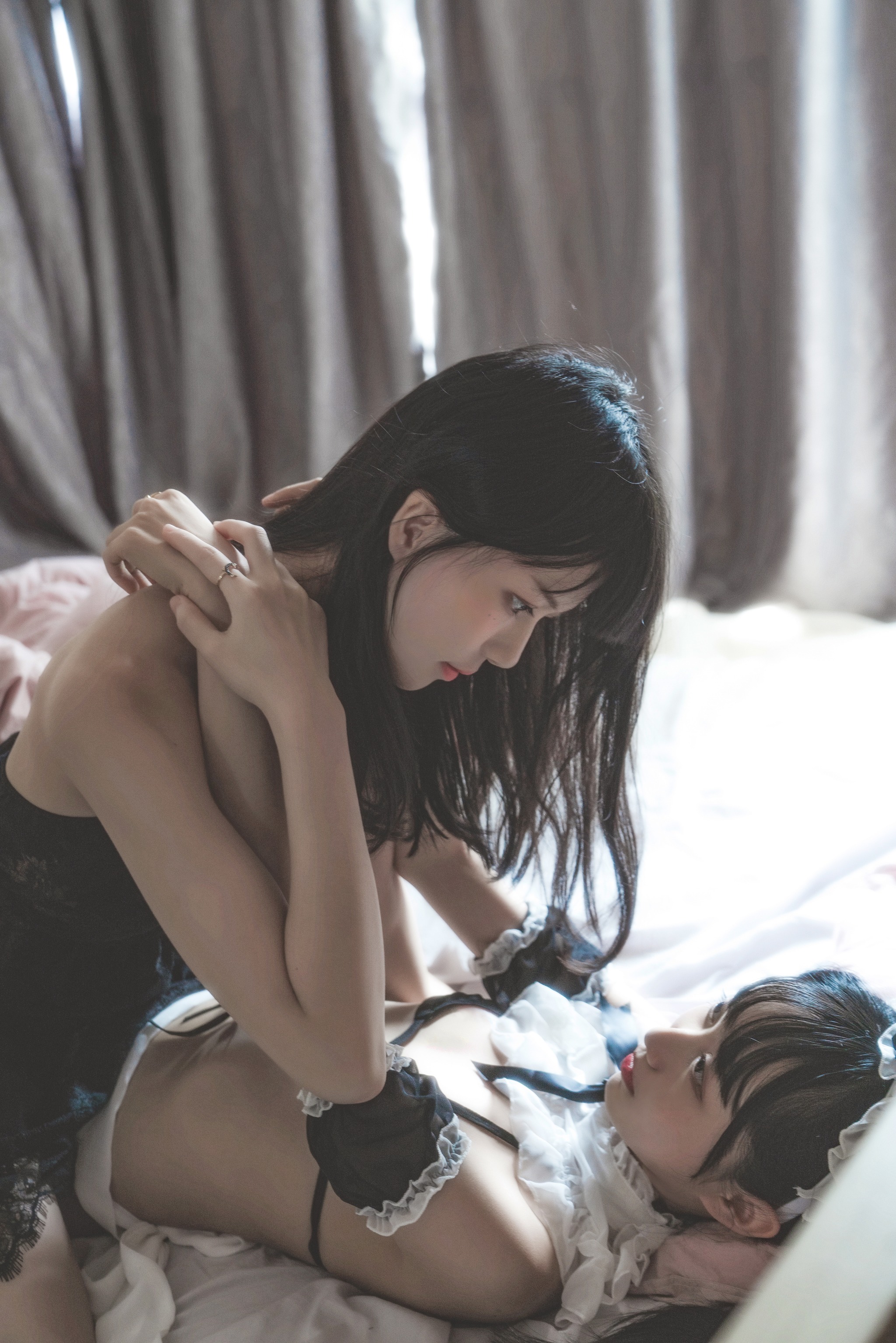 桜桃喵 - NO.065 暮(黑裙×妹抖) [48P]-XikXak